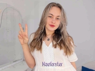 Maeforster