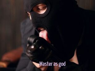 Master_as_god